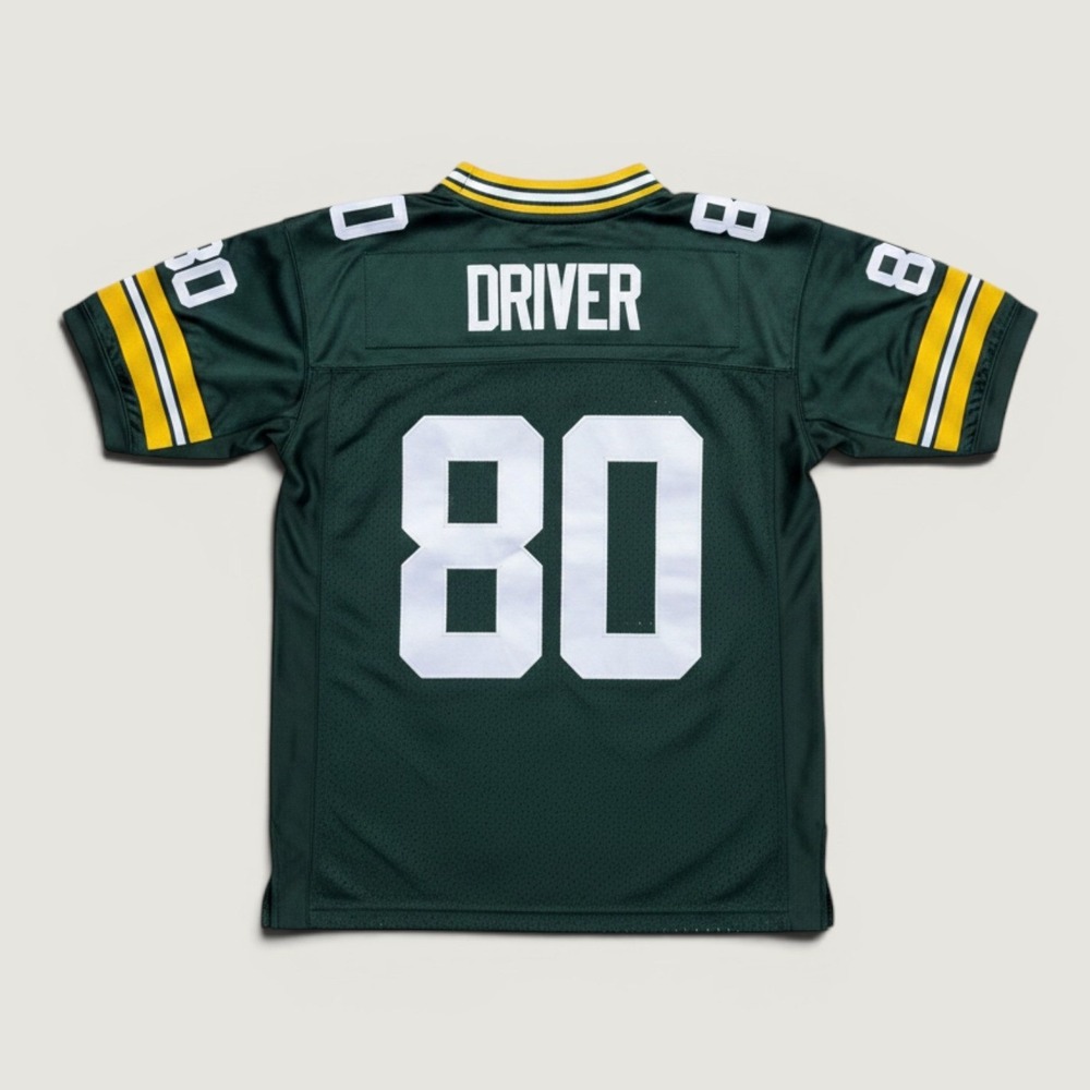 Reebok VTG NFL Green Bay Packers Jersey Kids Large Green Yellow Donald Driver 80